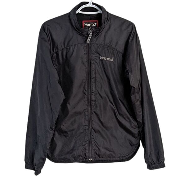 Marmot black light jacket windbreaker lined Small - Picture 1 of 13